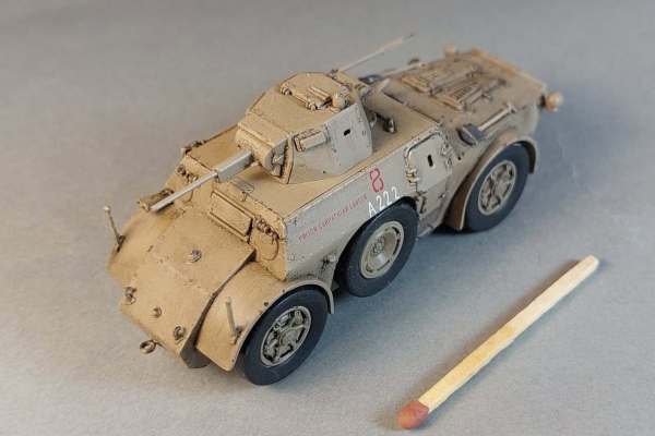 Autoblinda  AB-41,Pułk Ułanów Karpackich,1:72, Italeri, autor.Andrzej Hajdasz
