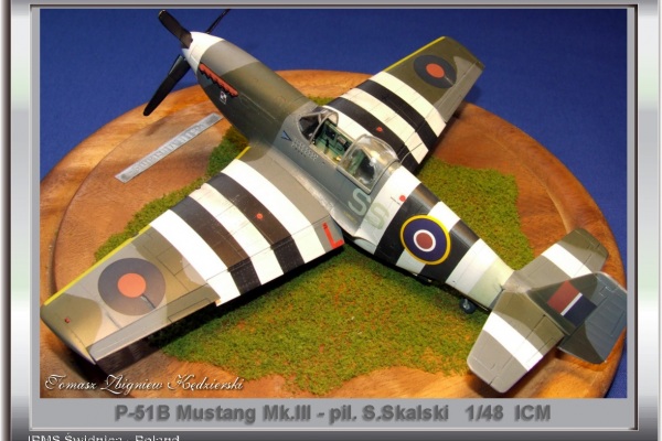P-51B Mustang Mk.III- pil.S.Skalski