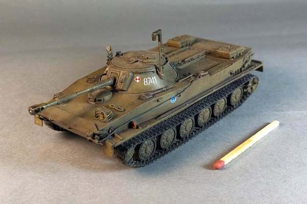 PT-76 -7 Łużycka Dywizja Desantowa,1:72 Revell, autor.Andrzej Hajdasz