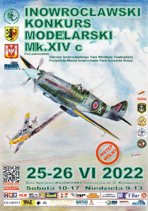 Inowrocławski Konkurs Modelarski Mk. XIVc25 – 26 czerwca 2022 r.